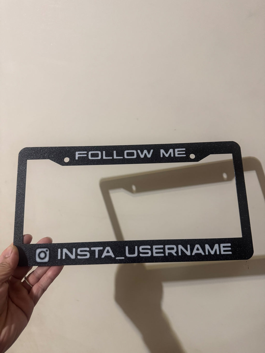 Custom Plate Frame
